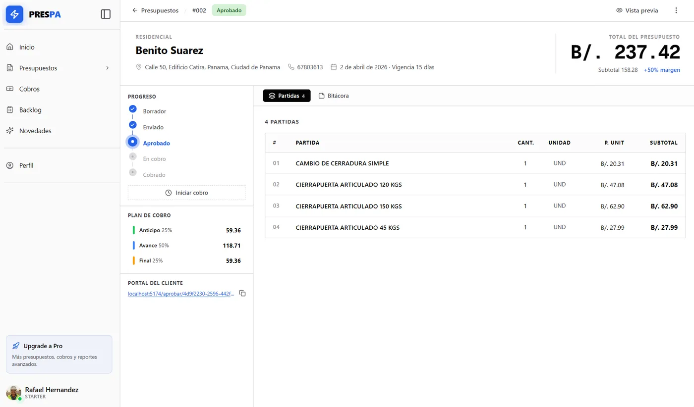 Edición de partidas y materiales